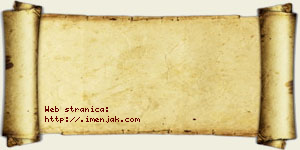 Bojana Velebit vizit kartica